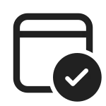 Calendar Checkmark SVG Icon